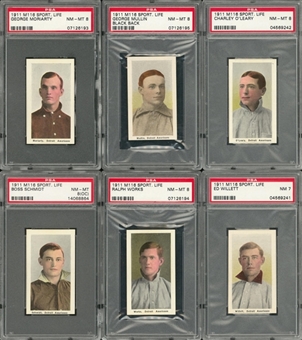 1911 M116 Sporting Life PSA-Graded Collection (6 Different)
